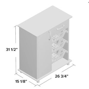 Monessen 31.49" Kitchen Pantry: